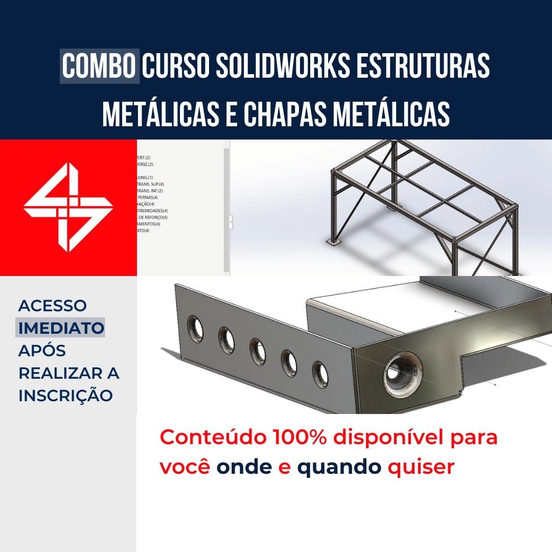 SOLIDWORKS Chapas e Estruturas Metálicas